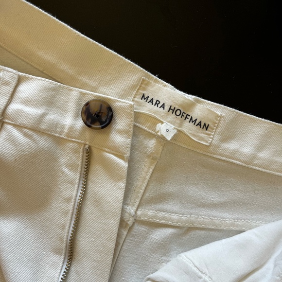 MARA HOFFMAN - White Jean/ Linen blend - Picture 6 of 6